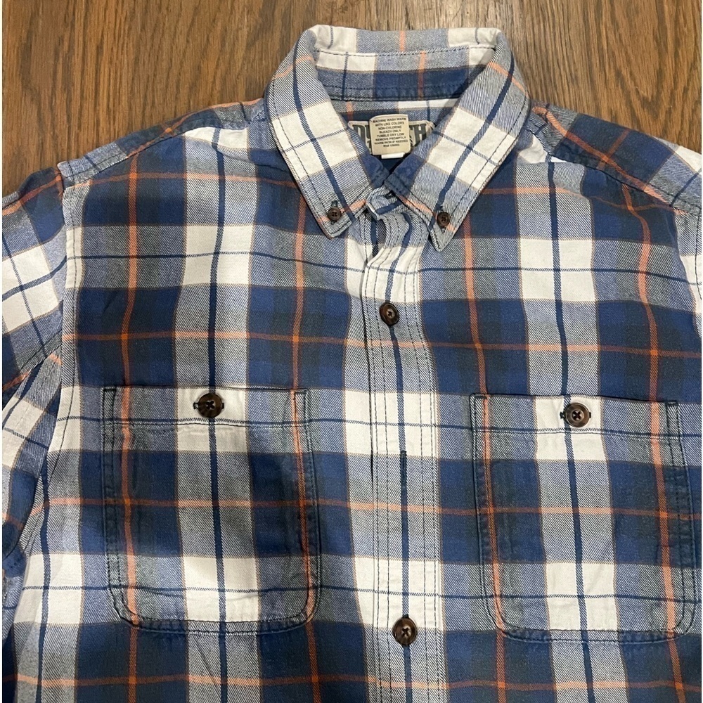 Duluth Trading Men’s Flannel size Medium M grunge y2k H - Picture 3 of 7
